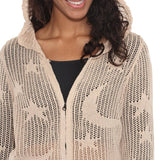 Celestial Lacy Cropped Hoodie