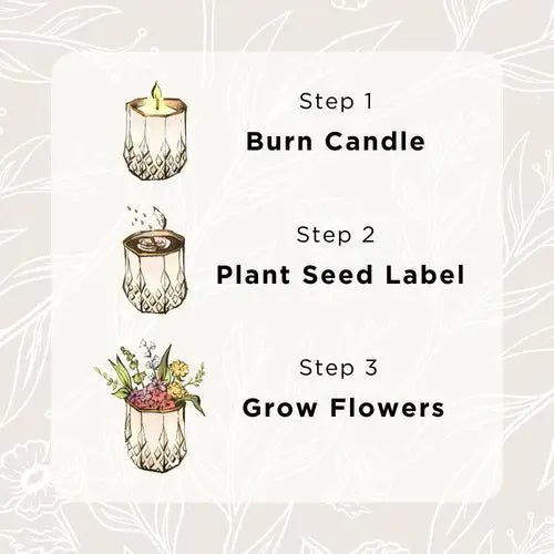 Growing Candle - Ceramic Soy Candle