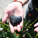 Brown Sheen Obsidian crystal heart