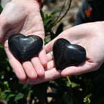 Brown Sheen Obsidian crystal heart
