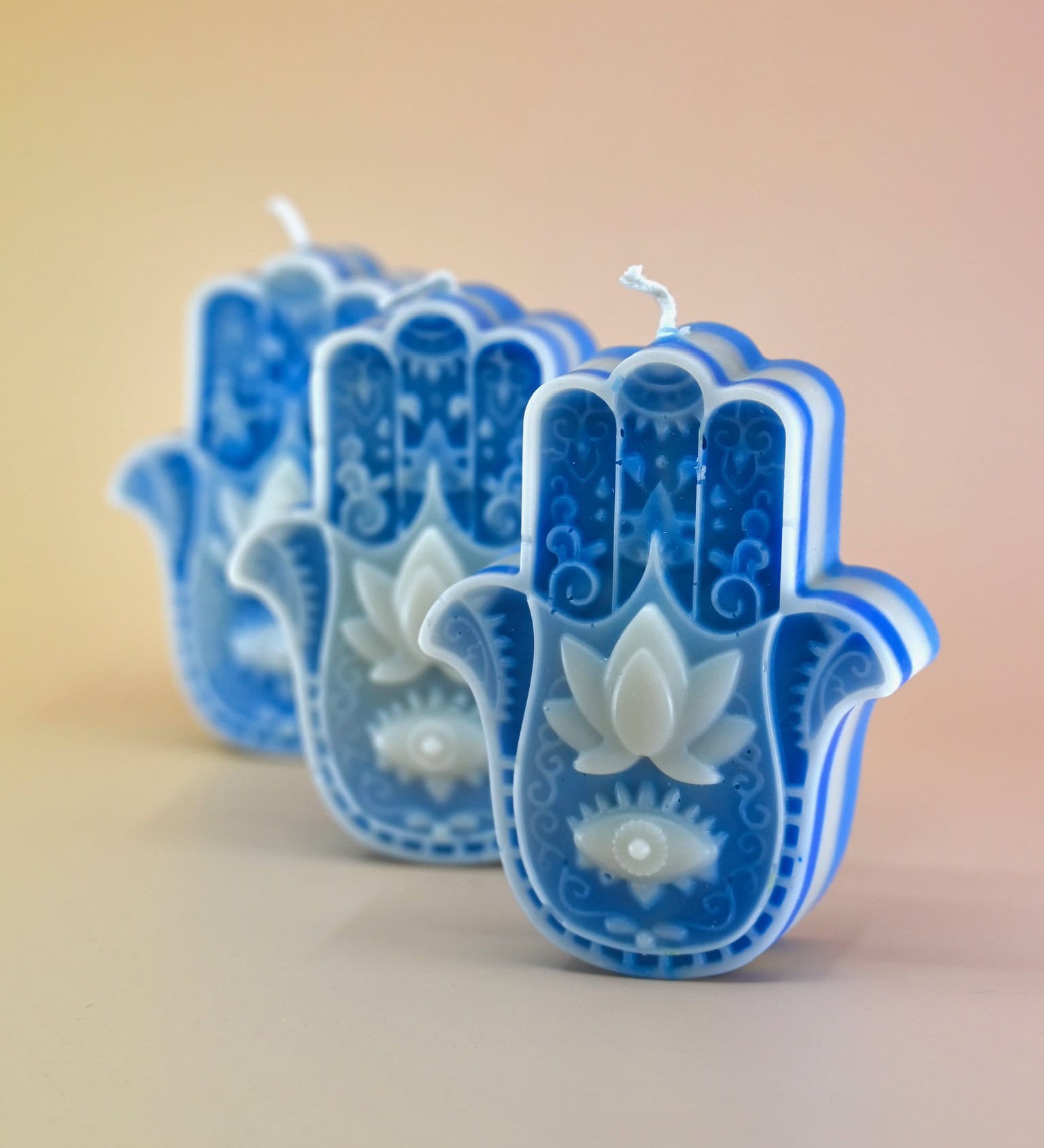 Hamsa Hand Layered Candle