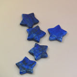 Crystal Gemstone Stars on pale orange background