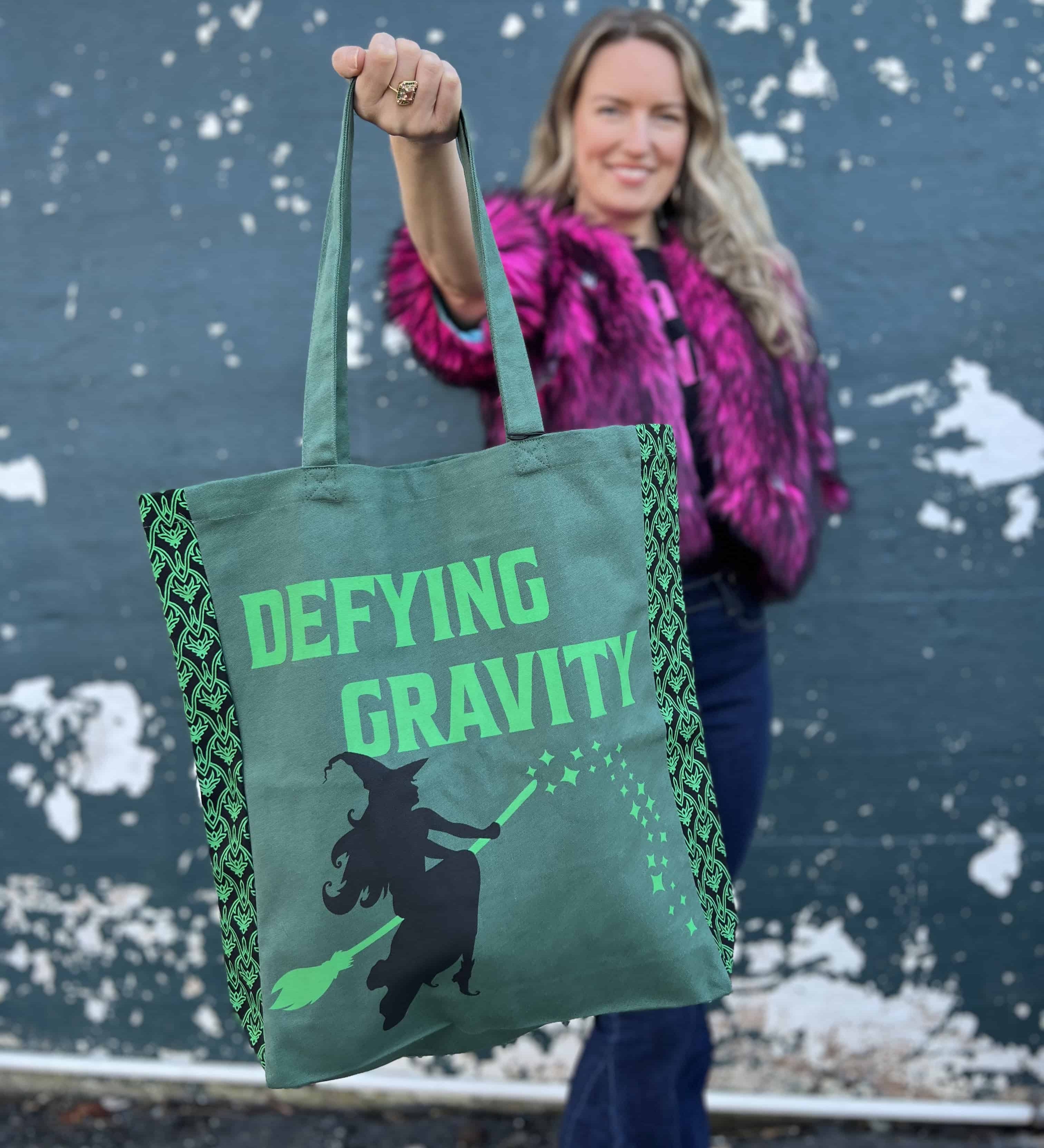 Defying Gravity Wicked Tote Bag