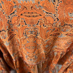 Hippie chic silk boho maxi dress full body outfit