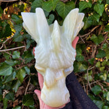 Onyx Crystal Dragon Head
