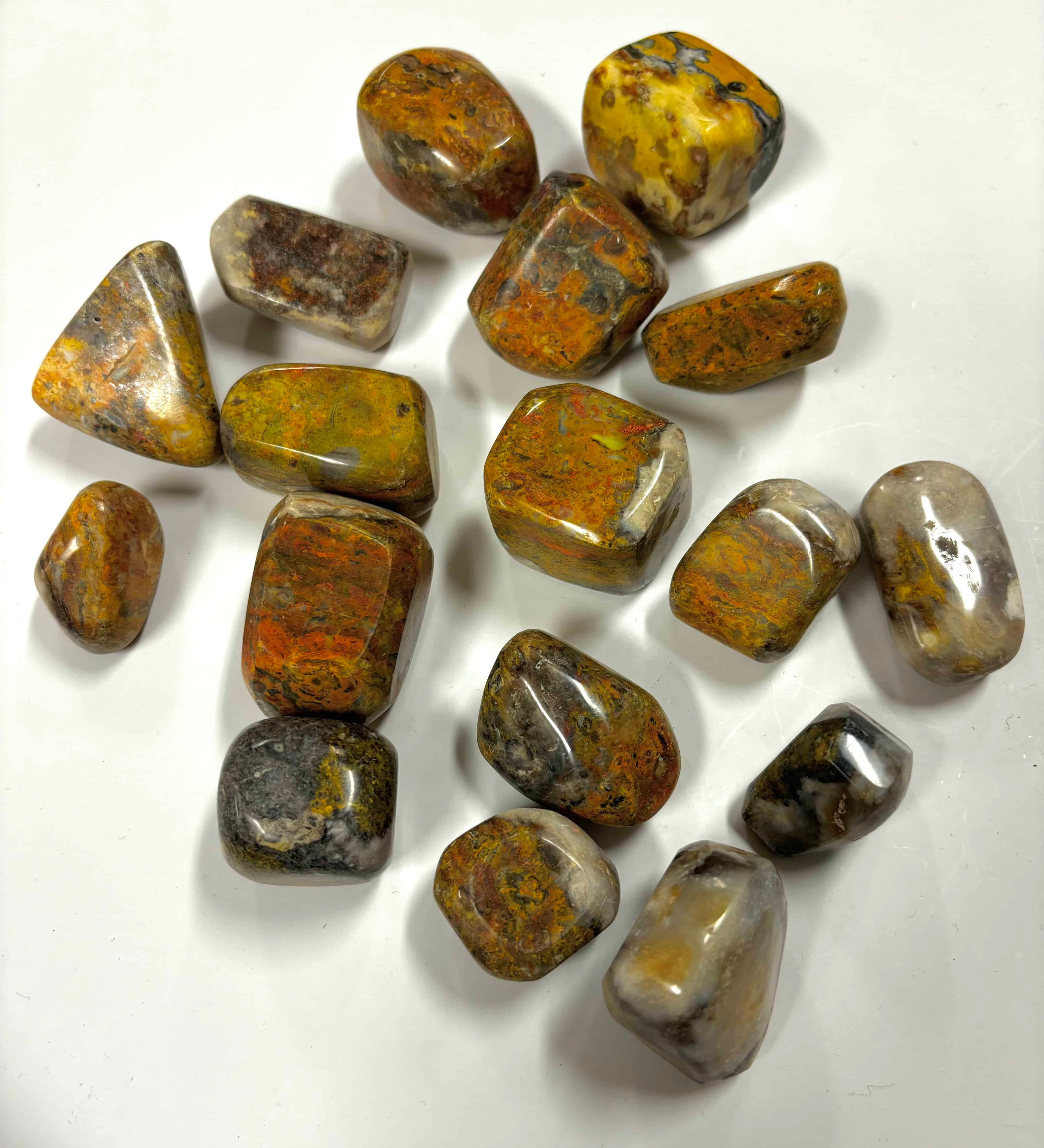 Bumblebee Jasper Crystal Tumble