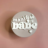 Manifest It Babe - Shimmer Candle