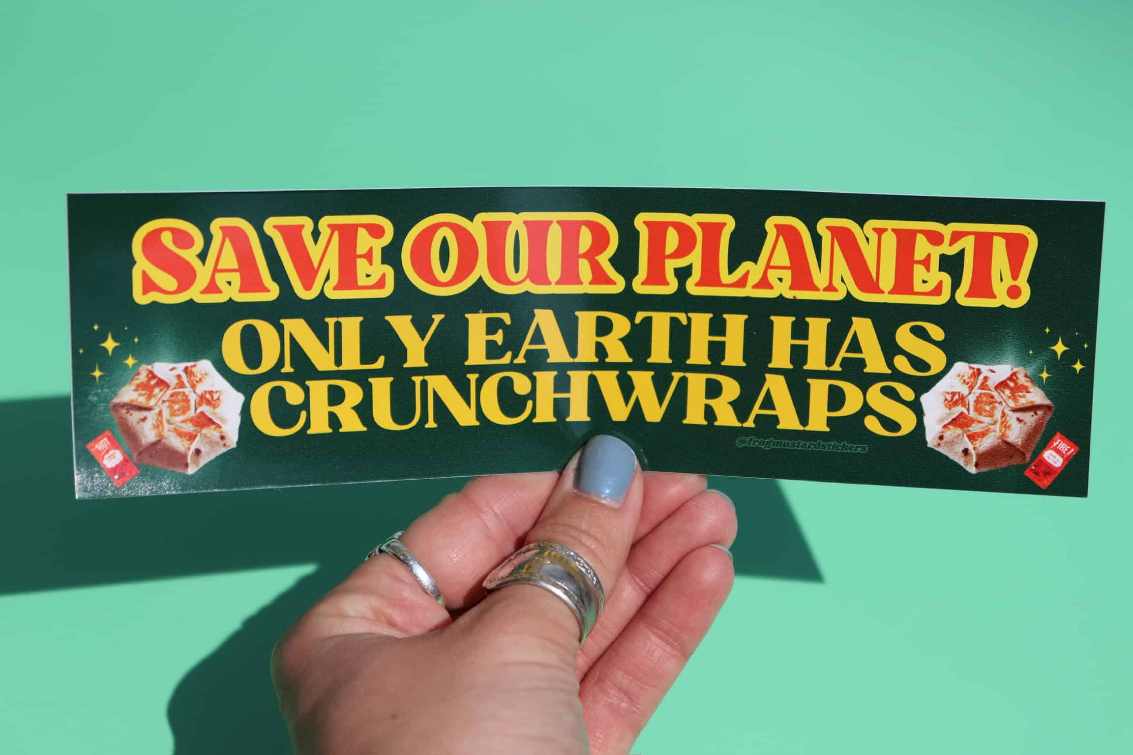 Frogmustard Bumper Sticker 8.5” x 2.5”