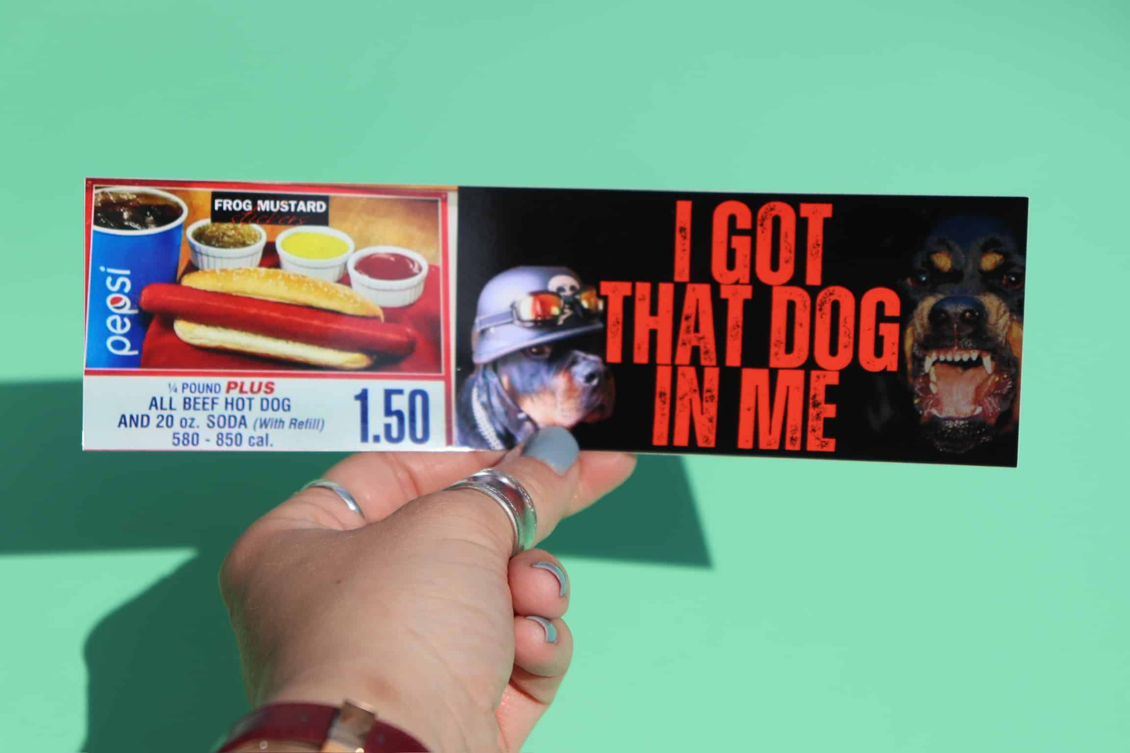 Frogmustard Bumper Sticker 8.5” x 2.5”