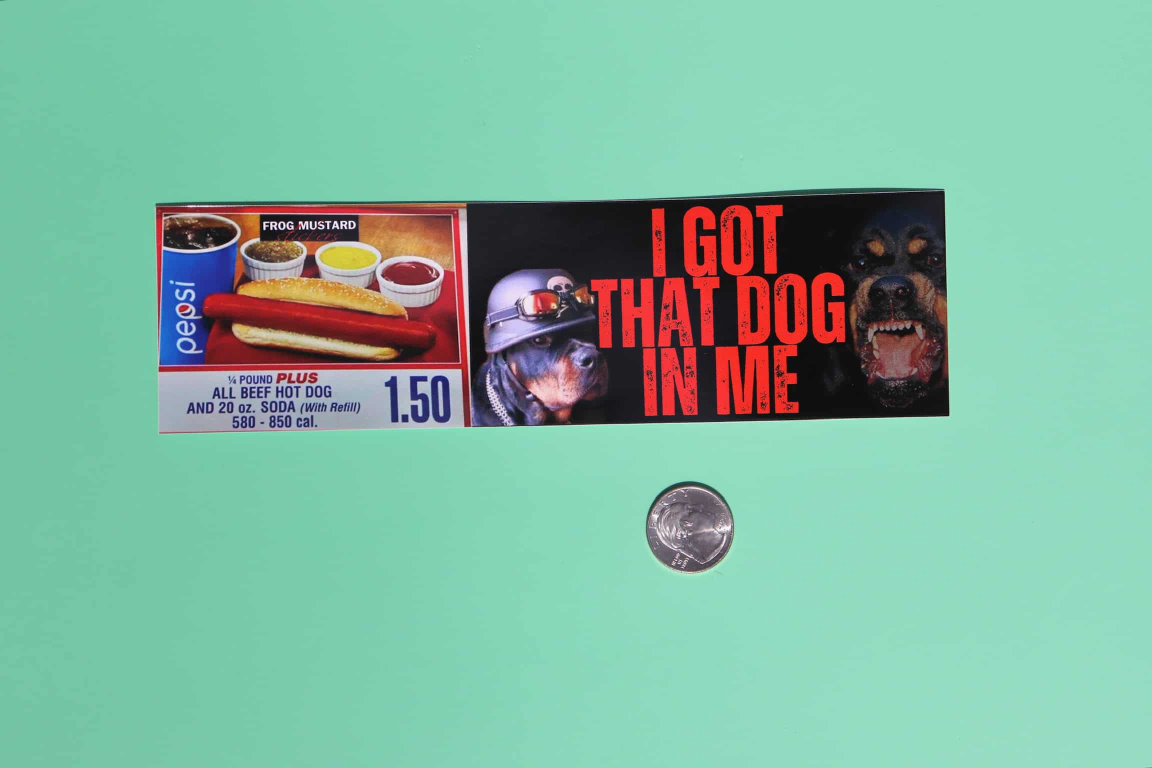 Frogmustard Bumper Sticker 8.5” x 2.5”
