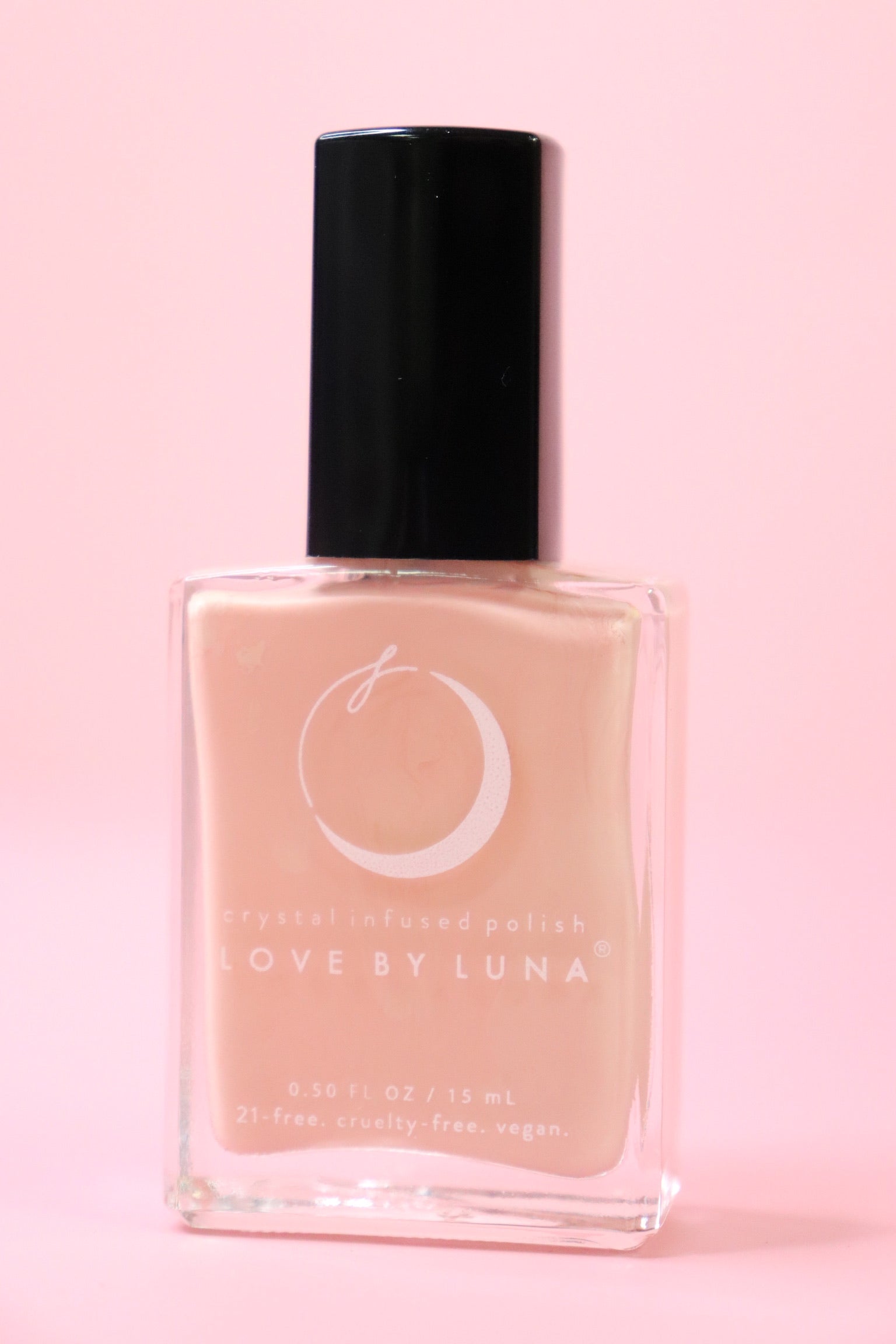The Taurus Nail Polish on a pink background.