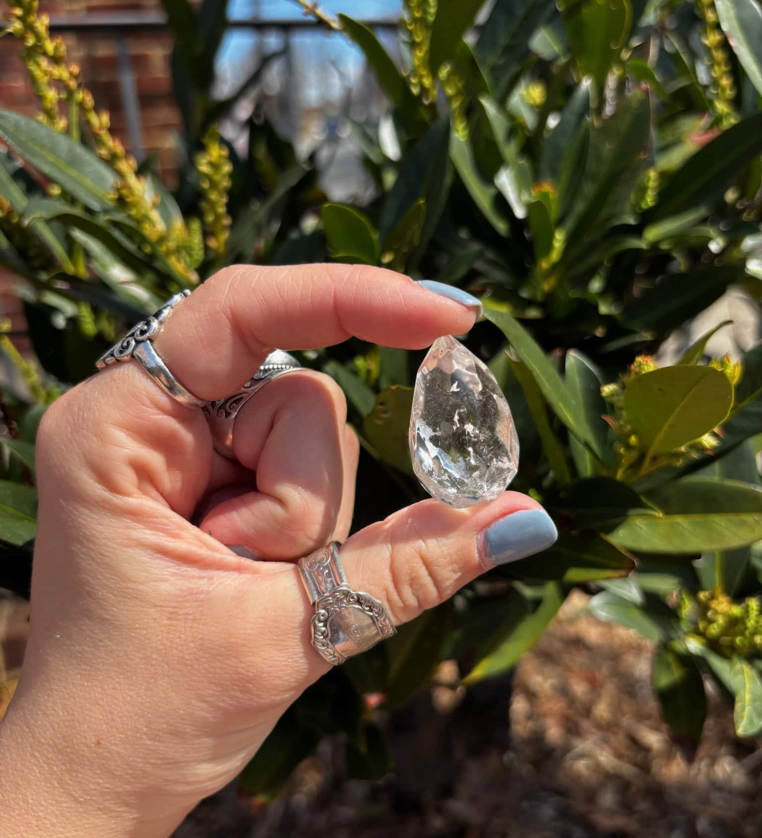 Gemstone Mini Faceted Flame