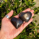 Brown Sheen Obsidian Crystal Heart