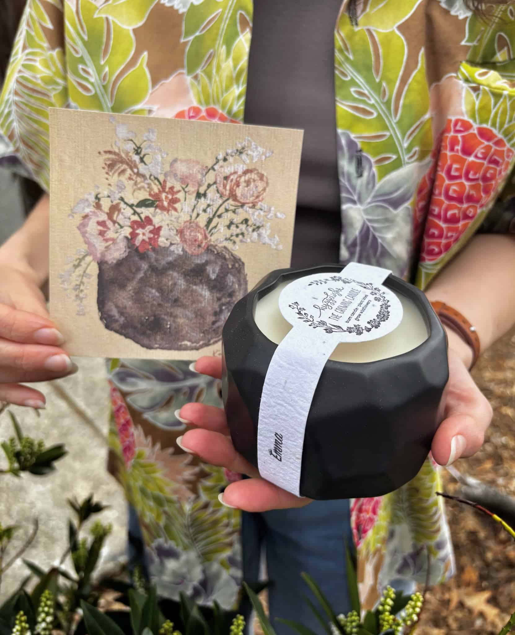 Growing Candle - Ceramic Soy Candle
