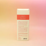The back of the Blonde Hinoki – HI-FI Reed Diffuser box on a pink and yellow background.