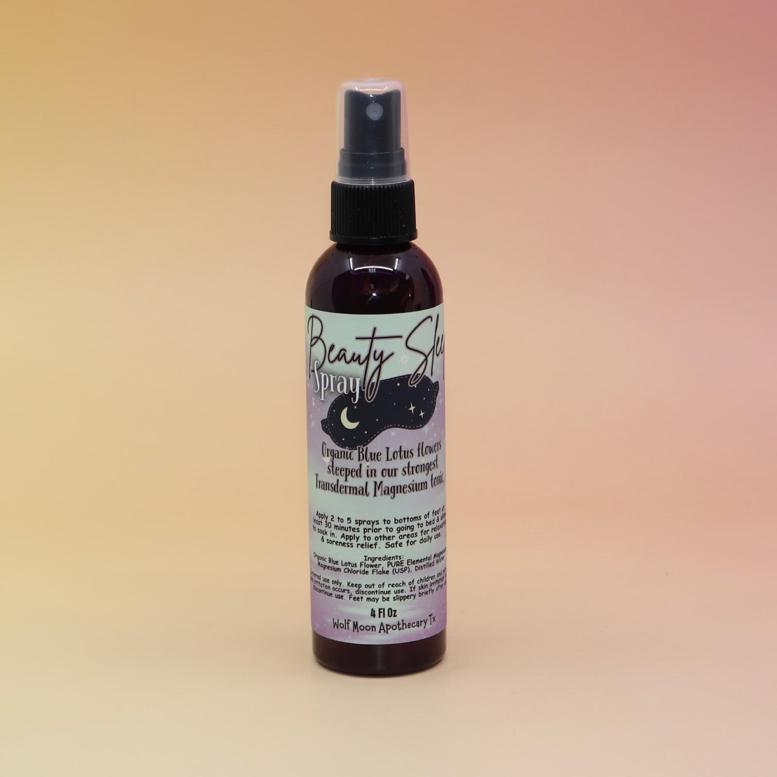 Magnesium Sleep Spray with Blue Lotus – 4oz natural bedtime mist