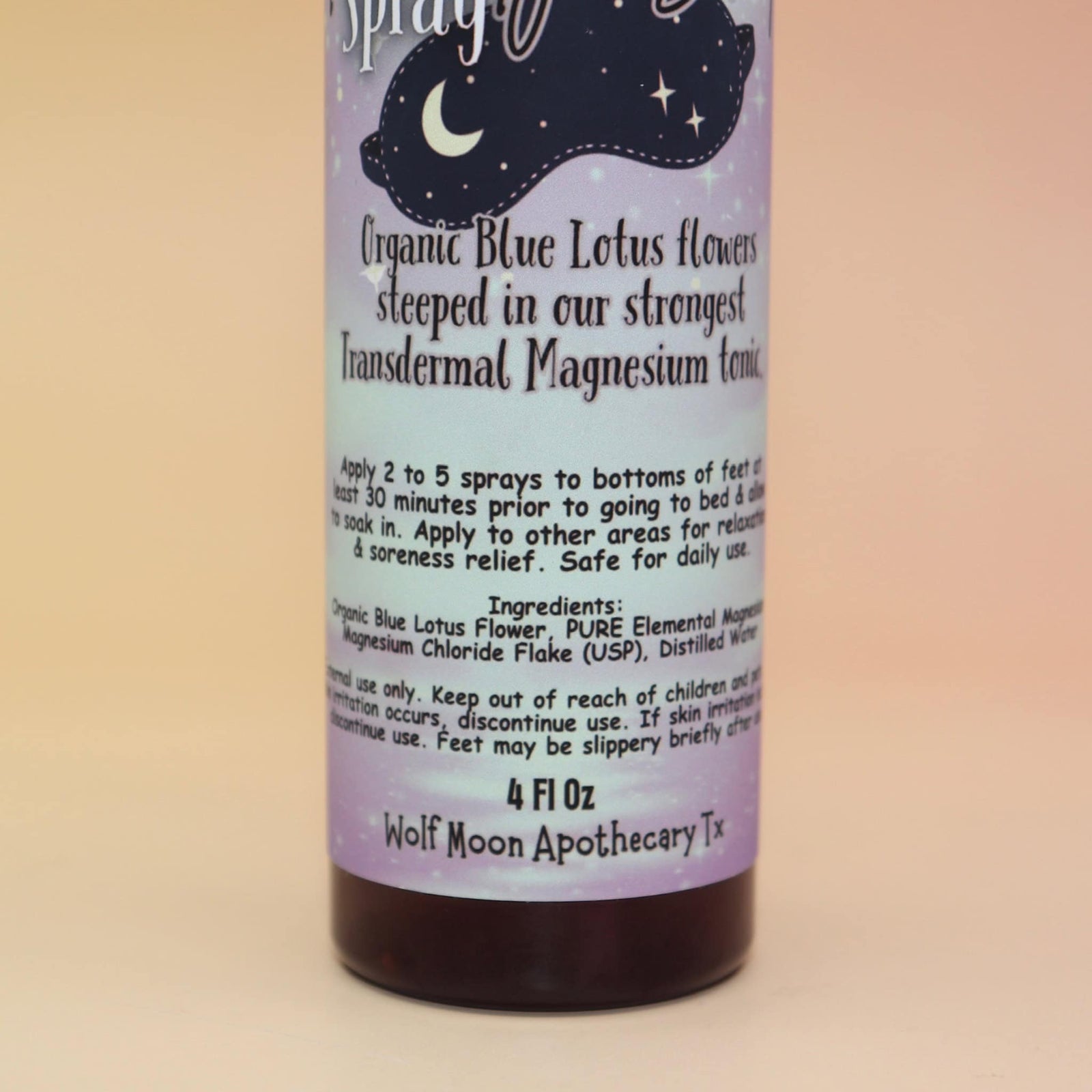 Blue Lotus Infused Magnesium Spray for sleep & lucid dreams