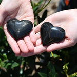 Brown Sheen Obsidian crystal heart
