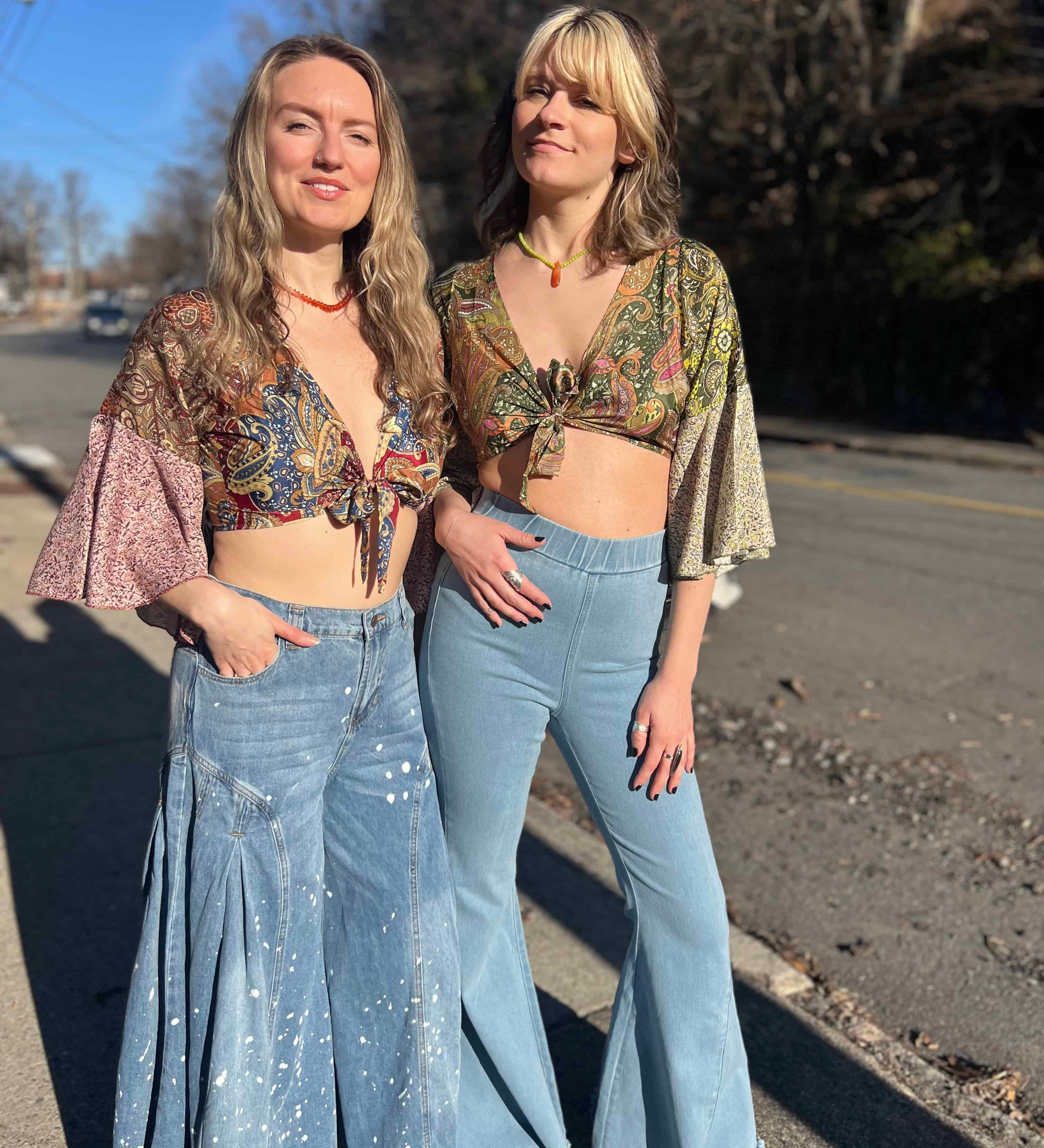 Patchwork Paisley Crop Top