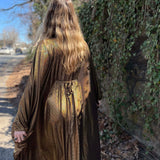 1970s Metallic Gold Batwing Caftan by Smak Parlour