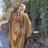 1970s Metallic Gold Batwing Caftan by Smak Parlour