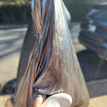 Silver Batwing Disco Caftan – 70s Glam for Any Occasion