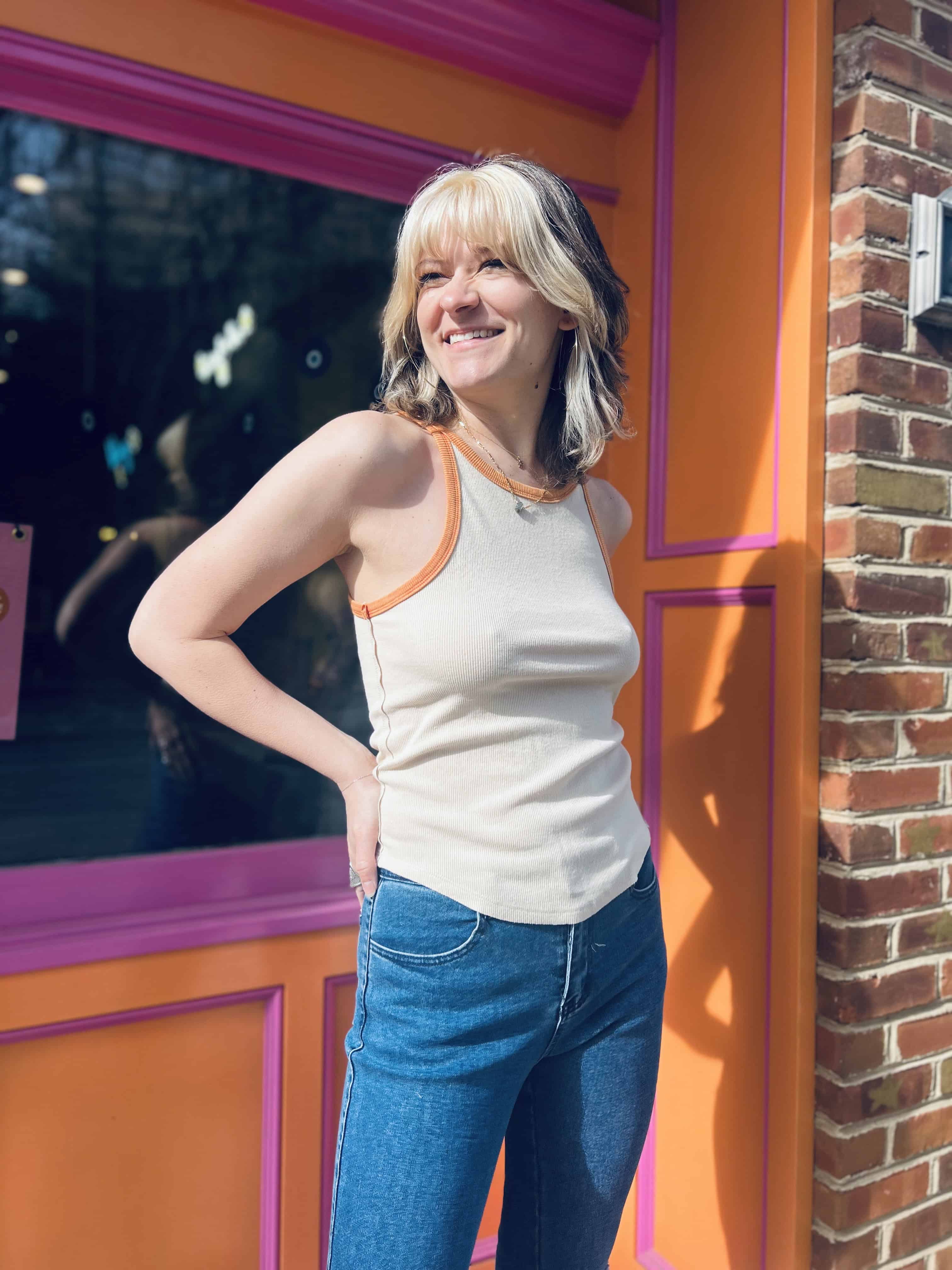 Retro Knit Tank Top