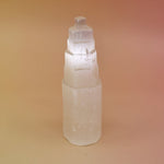Crystal water bottle on a gradient background