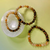 8mm Crystal Beaded Bracelets