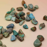 Turquoise Tumbled Stones – Authentic Mixed Color Natural Turquoise