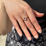 White Topaz Versailles Ring