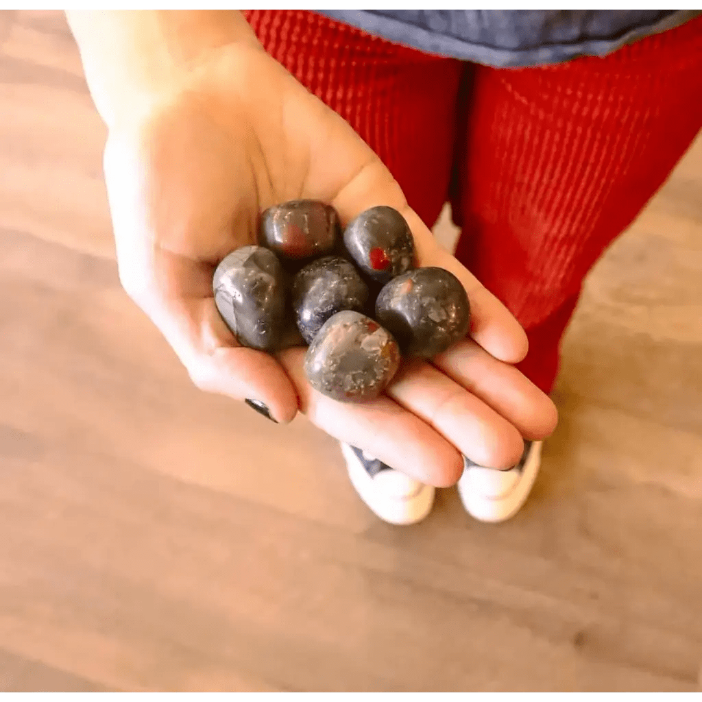 Bloodstone Tumbled Stone