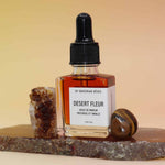 Botanical Desert Fleur perfume oil in glass bottle with dropper