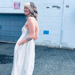 chic summer-ready midi dress in breathable cotton fabric