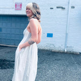 chic summer-ready midi dress in breathable cotton fabric