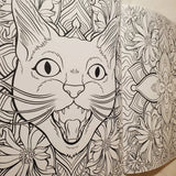 Cats & Plants Coloring Book