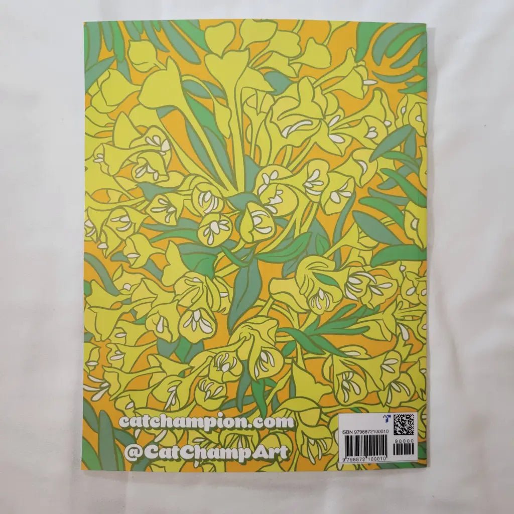 Cats & Plants Coloring Book