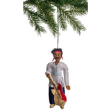 Jimi Hendrix Handmade Felt Ornament