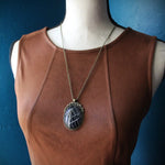 Real Spider Web Necklace