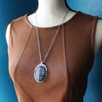 Real Spider Web Necklace