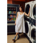 Lightweight Gauze Tiered Midi Dress - Small / Daisy