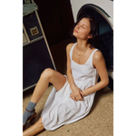 Lightweight Gauze Tiered Midi Dress