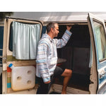 Mexican Poncho ’Baja Hoodie’ - White