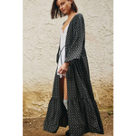 Midnight Open Front Kimono