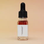 Natural botanical Desert Fleur essential oil blend in amber glass bottle