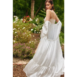 Open Front Satin Effect Kimono