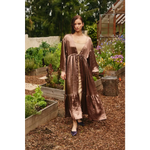 Open Front Satin Effect Kimono