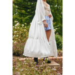 Open Front Satin Effect Kimono