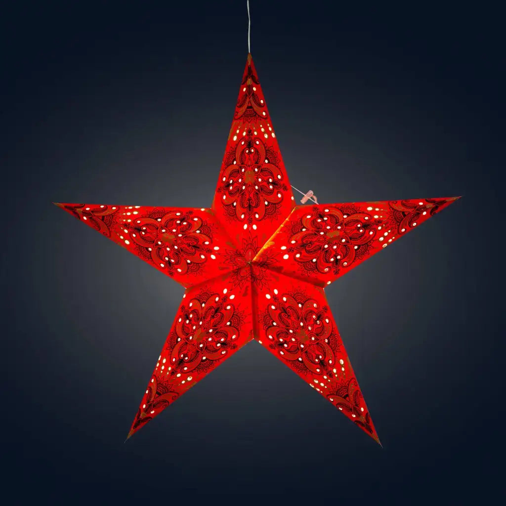 Paper Star Lantern Light by Artschatz Star Lights