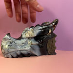 Volcano Agate Crystal Dragon